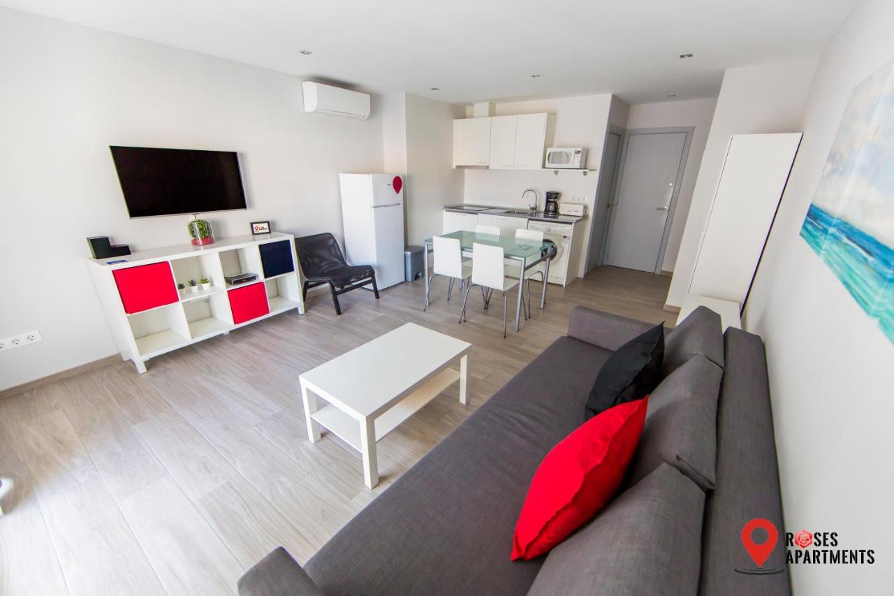 Roses Apartments 1 - Vista Mar Lateral - 1Habitacion Εξωτερικό φωτογραφία